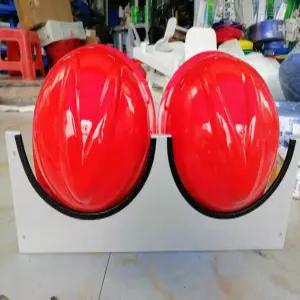 안전모걸이대 5구 6구 건설 선반 벽걸이 수납 산업용 거치대 이름 안전모거치대 보관함