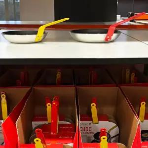 드부이에 쵸크 프라이팬 2P 옐로우 20cm+레드 24cm 코스트코 논스틱 프랑스 후라이팬