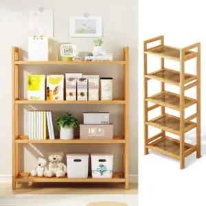 5단 나무 선반 책장 화분 정리 베란다 다용도실 진열대