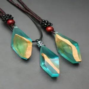 목걸이 원목  커플 펜던트 목재 생일 선물