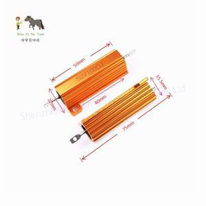 알루미늄 전원 금속 쉘 케이스 권선 저항 50W RX24 0.8R ohm