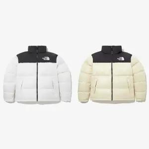 노스페이스 남녀공용 1996 에코눕시 다운 자켓 패딩 화이트/크림