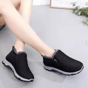 겨울 여성 남성 털 운동화 방한 신발