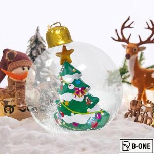 투명 자이언트 풍선 크리스마스 공, 야외 장식, 눈사람 PVC 공