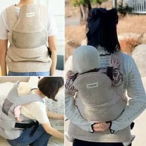 나와니스 베이비꼬 아기띠 포대기 사계절형 망사형 통풍 아기 포대기형 외출용 신생아