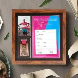 스포츠 메달 프레임 기념사진메달액자 마라톤 디스플레이