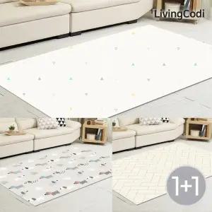 2개세트 리빙매트 100x200x1cm (8종/택1) 발코니매트 놀이방매트