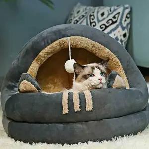 고양이쿠션침대 40cm 펫방석 극세사고양이방석 (WFG1N1K)