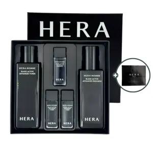 헤라 NEW 옴므 블랙 액티브 2종 세트 남자 기초 스킨 로션 최신제조 쇼핑백 포함