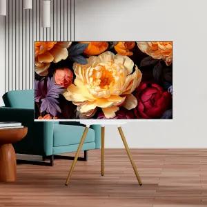 이젤큐빅스 화이트에디션 43인치 FHD TV 구글 스마트 이젤 tv 거치대 이젤형 인테리어