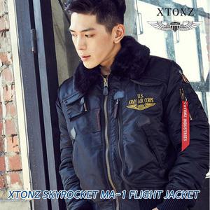 엑스톤즈 정품 스카이 로켓 MA-1 플라이트 항공점퍼