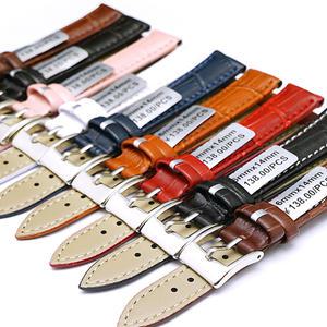 [타임뷰] 스퀘어버클 가죽시계밴드 소가죽시계줄 16mm