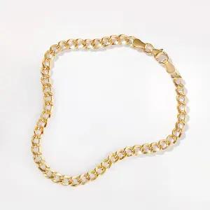 골드팡 14k 라운딩 커브체인 팔찌 컬렉션 - 여/남