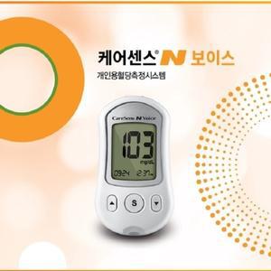 케어센스N 보이스 측정기기세트+혈당시험지110매+알콜솜100매+멸균침110개