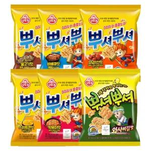 뿌셔뿌셔 24개입/불고기맛/ 바베큐맛/양념치킨맛/ 외