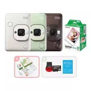 인스탁스 미니 리플레이+필름20매/SD카드+액정보호필름+컬러플레이어키트/즉석카메라