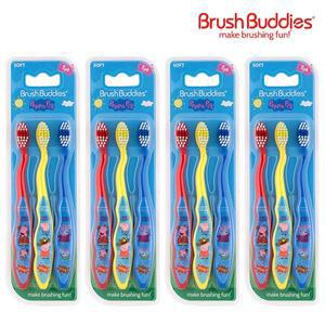 [비브라이트][브러쉬버디즈] 페파피그 룰라칫솔 12개세트