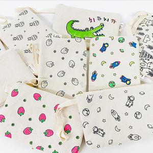 [문구티쳐] 토단 파우치 꾸미기 (11종) 도안파우치 필통꾸미기 패브릭