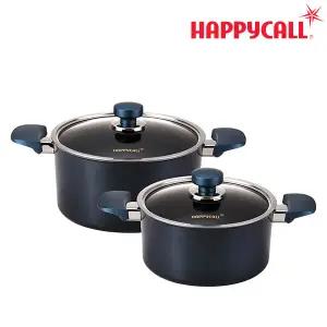 [본사직영] HC해피콜 클래식 다이아몬드 냄비 2종 세트(양20/곰24)