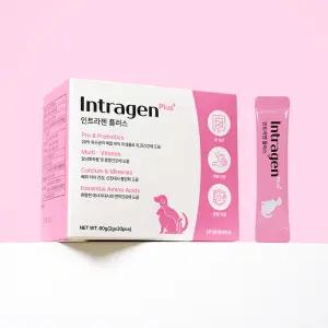 알켐 인트라젠 플러스 30P 분말 애완동물 장면역 영양제