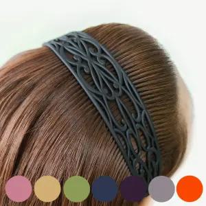 안아픈 망사 넓은머리띠 와이드헤어밴드 여름 여자 여성 KR20