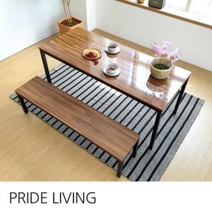 LPM 4인용식탁 테이블세트B_1600X750/긴벤치1400포함/식탁테이블/다용도테이블