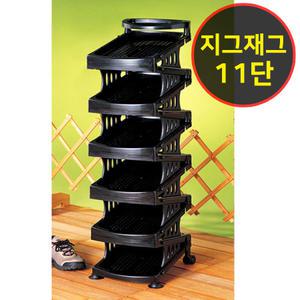 정품국산(지그재그 신발장 11단)신발정리대/현관/틈새수납장정리함(일반/지그재그/더블 종류다양)