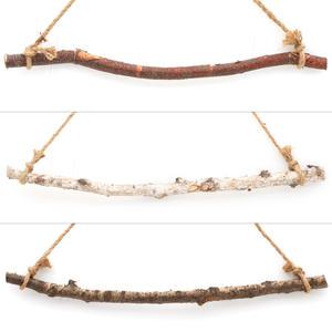 자작나무 막대 가랜드 마끈 공중식물 인테리어 소품