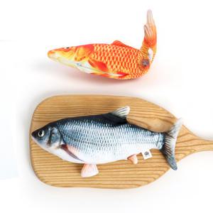 베리앤펫 파닥피쉬 생선 인형 물고기 춤추는  펫토이 캣닢  고양이 장난감