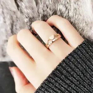 써지컬스틸 반지 하트링 쥬얼리 우정링 커플링 무알러지