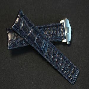 Pistos1983 네이비 악어 가죽밴드 태그호이어 호환 시계스트랩 시계줄 20mm, 22mm(버클사이즈 18mm)(버클