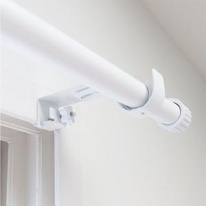 못없이 설치하는 셀프 인테리어 안뚫어고리 U자브라켓 1세트(3개입)+커튼봉10자 (1개) 세트