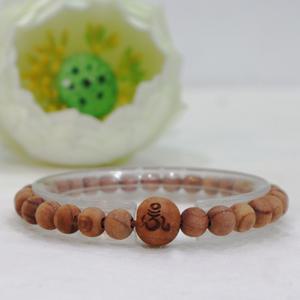 향나무 옴 합장주 나무팔찌 염주팔찌 염주 불교용품