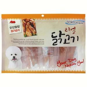 강아지 사사미 간식 리얼 닭고기 젤리 습식 300g