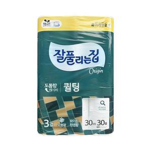 케이에이치커머스 잘풀리는집 퀼팅 30m 3겹 30롤x1팩