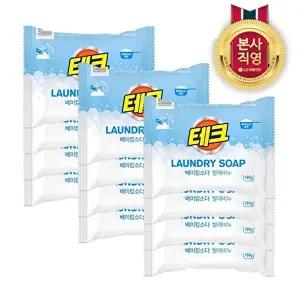 [LG생활건강]테크 베이킹소다 빨래비누 180G x 12개