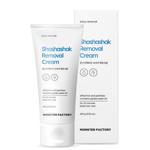 샤샤샥 제모크림 겨드랑이 종아리 다리털 순한 제모제