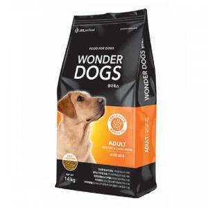원더독스 어덜트 큰알갱이 중대형견용 14kg