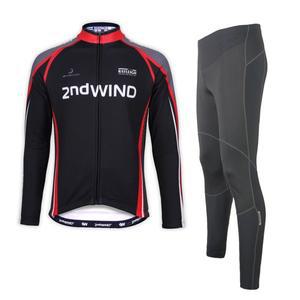 [세컨윈드] 겨울 드레본 기모져지+윈드월 싸이클 자전거 의류