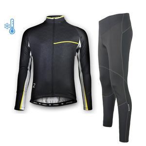 [세컨윈드] 3D박스 기모져지+윈드월 겨울 싸이클 자전거의류