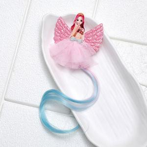 [꼬마또래] 시크릿 쥬쥬 천사날개 브릿지 머리핀 헤어피스 별의여신 아동 집게핀 아기 여아 헤어삔