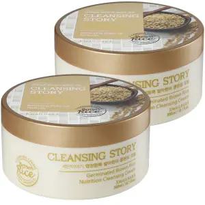 세안이야기 발아현미 곡물 클렌징크림 300ml X2개