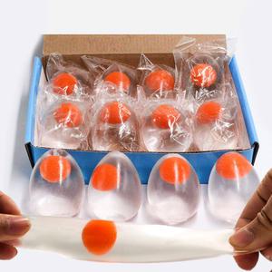 신상 말랑말랑 투명 계란 물 말랑이 팝잇 미끌이 슬라임 심쿵란 찐득볼 주물럭 키덜트 피젯 토이 츄잉껌볼