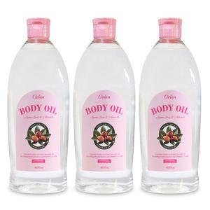 오릭스 바디오일 600ml x 3개  대용량 베이비 경락 피부 전신 안마 마사지 오일