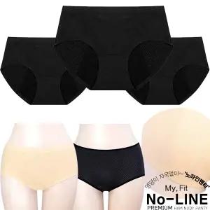 [하프클럽/]청소년 메쉬 여름 위생팬티 3매세트 여성 생리팬티