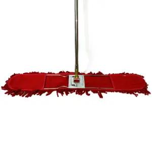 제이오마켓 기름걸레 리스킹 105cm 스텐자루세트/강당 복도 체육관 바닥 청소 대형 밀대 걸레 세트