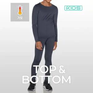 [테슬라][겨울시즌]테슬라 기모 내의 내복 언더레이어 주니어 상하세트 TM-KHS300
