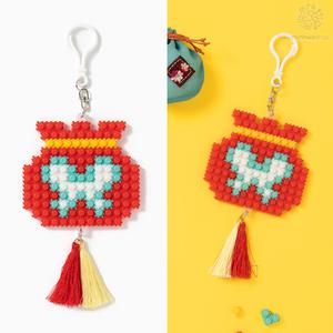 명절 새해 전통 디폼블럭 8mm 도안 복주머니 만들기