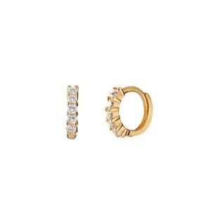 당일발송 14K 데일리 큐빅 링 원터치 귀걸이 S 한쌍 WIE28362