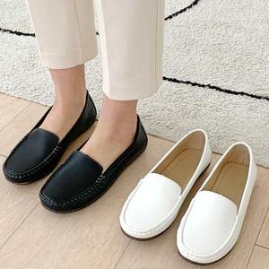 여자 베이직 로퍼 플랫 단화 깔끔한 신발 폴리시998